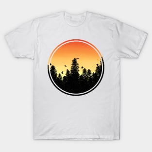 Birds in the forest T-Shirt